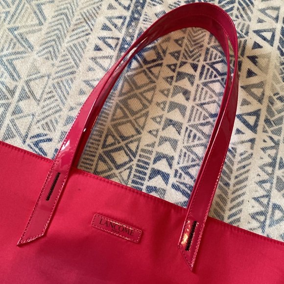 Lancôme Red & Pink Shoulder Tote - Picture 3 of 8